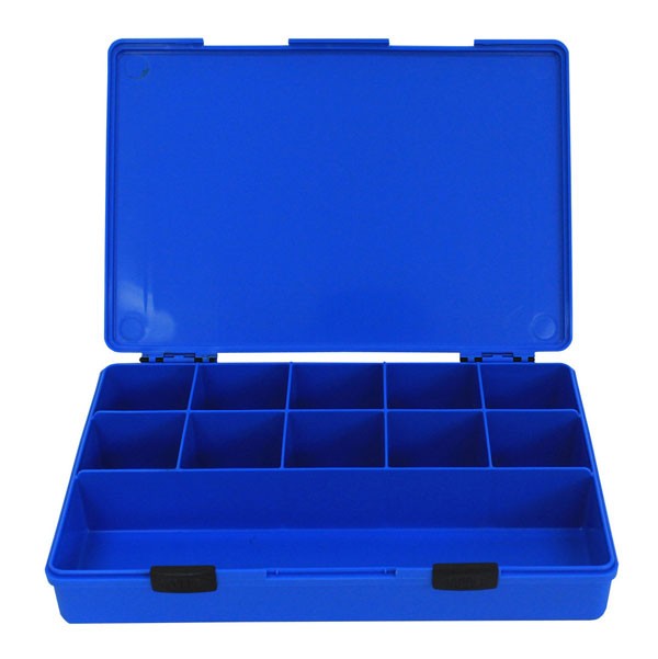 Rolacase 11 Compartment Quick Kit, Blue With Blue Lid