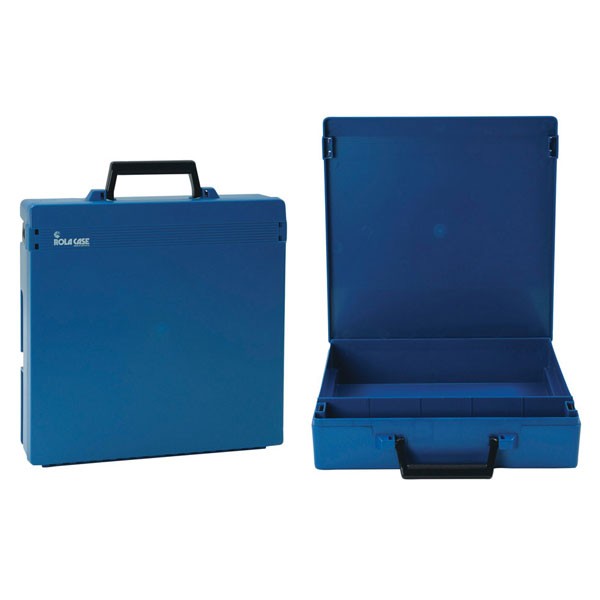 Rolacase Without Dividers, Blue With Blue Lid