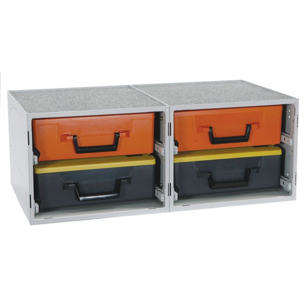 Dual Drawer Cabinet Kit With Cases