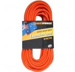 Extension Lead, 20M 10A Plug/ 15A Cable, Red