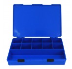 Rolacase 11 Compartment Quick Kit, Blue With Blue Lid