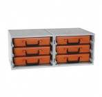 Dual Drawer Cabinet Kit With Cases